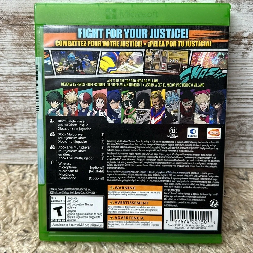 My Hero One’s Justice for Xbox One